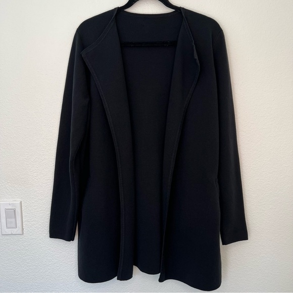 J. Crew Factory Vanessa sweater-jacket black - Picture 2 of 11